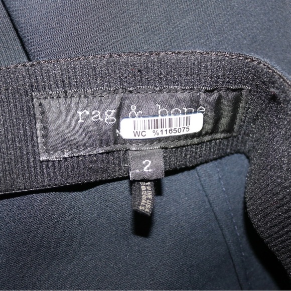 Rag & Bone Simone Pants in Equestrian Stretch in Navy - Picture 7 of 11